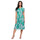 Cocktail Dresses Short Mini Printed Lace Cocktail Dress Green Multi