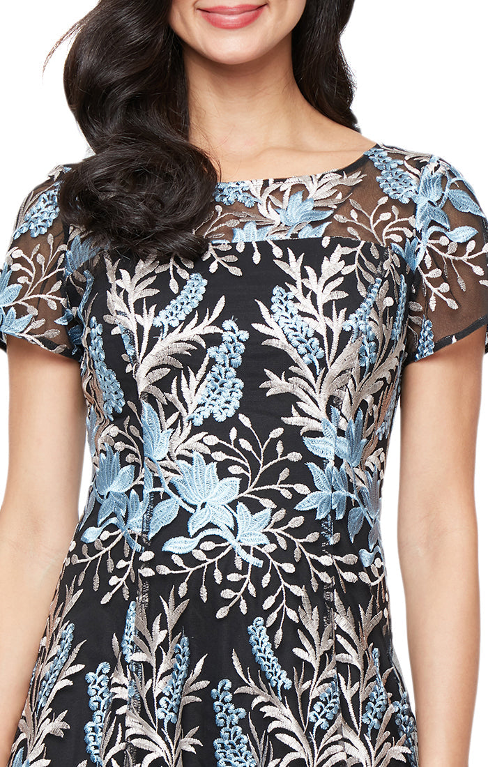 Mother of the Bride Dresses Short Petite Mother of the Bride Cocktail Dress Black Multi