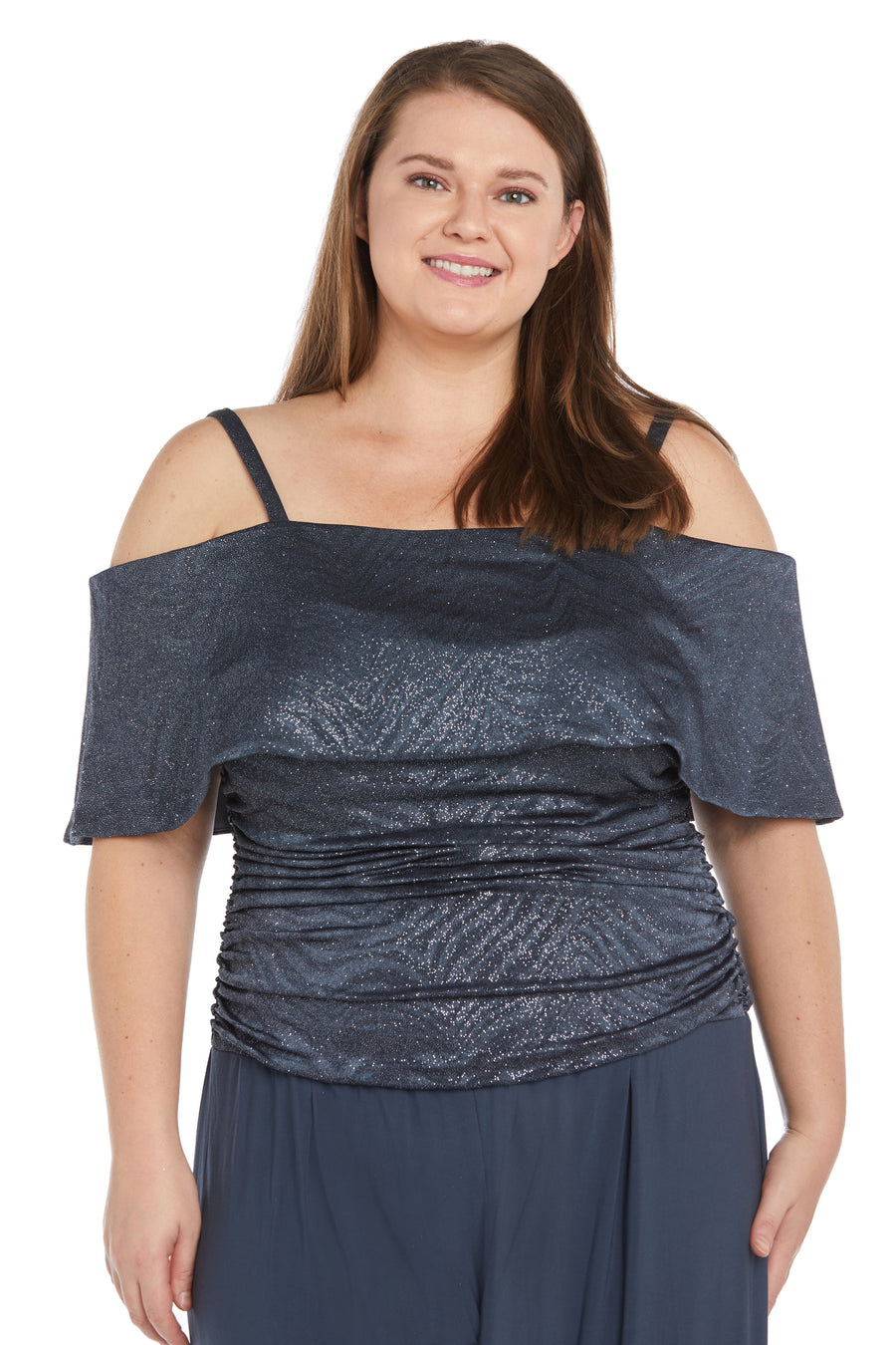 R&M Richards 9122W Plus Size Formal Jumpsuit