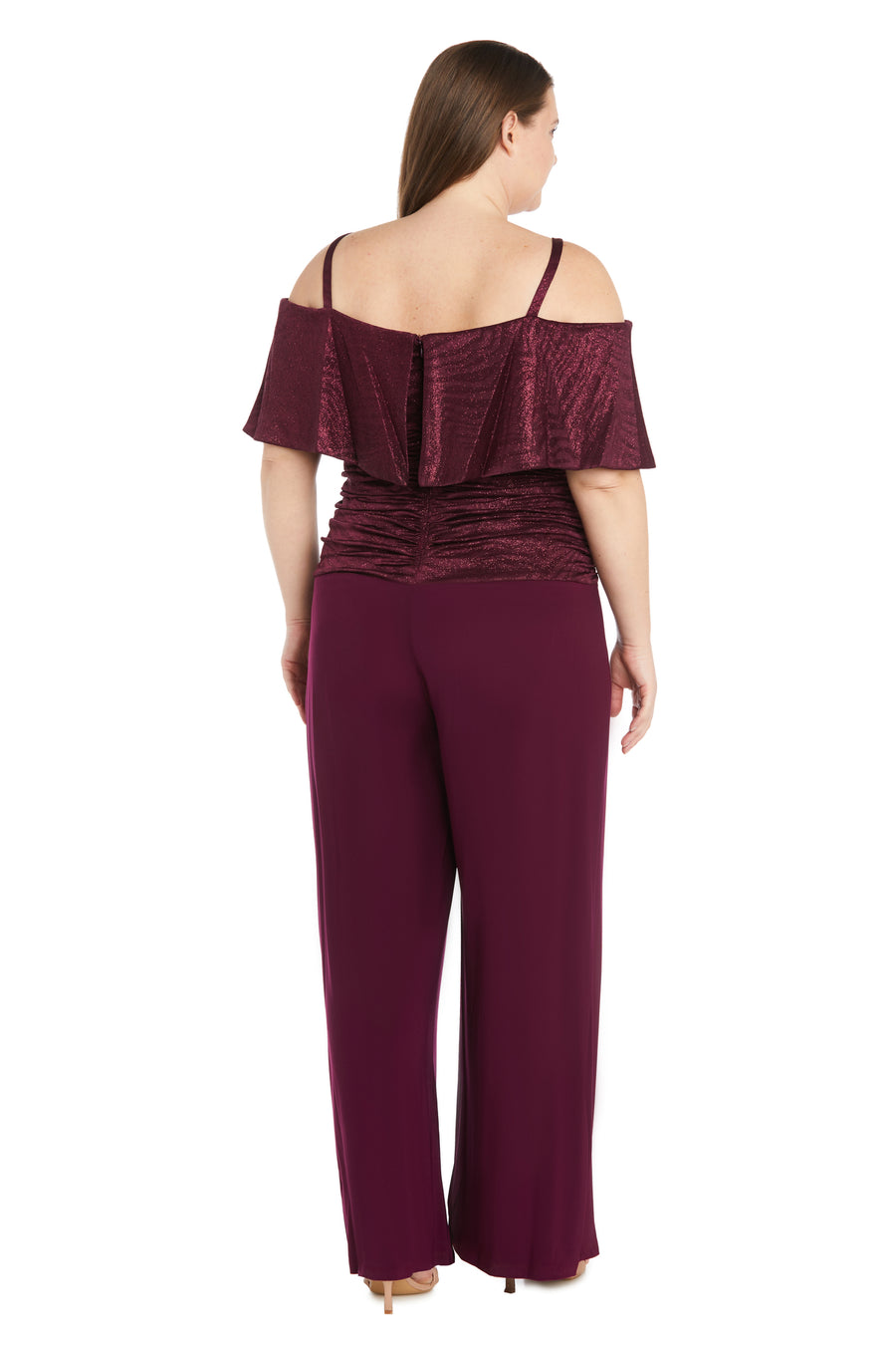 R&M Richards 9122W Plus Size Formal Jumpsuit