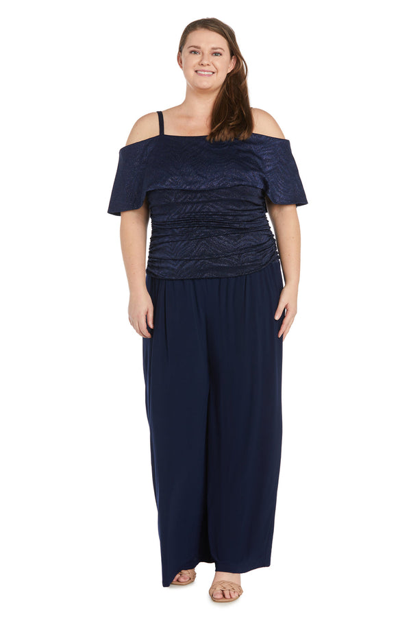 Plus Size Formal Jumpsuit Jumpsuit R&M Richards 9122W