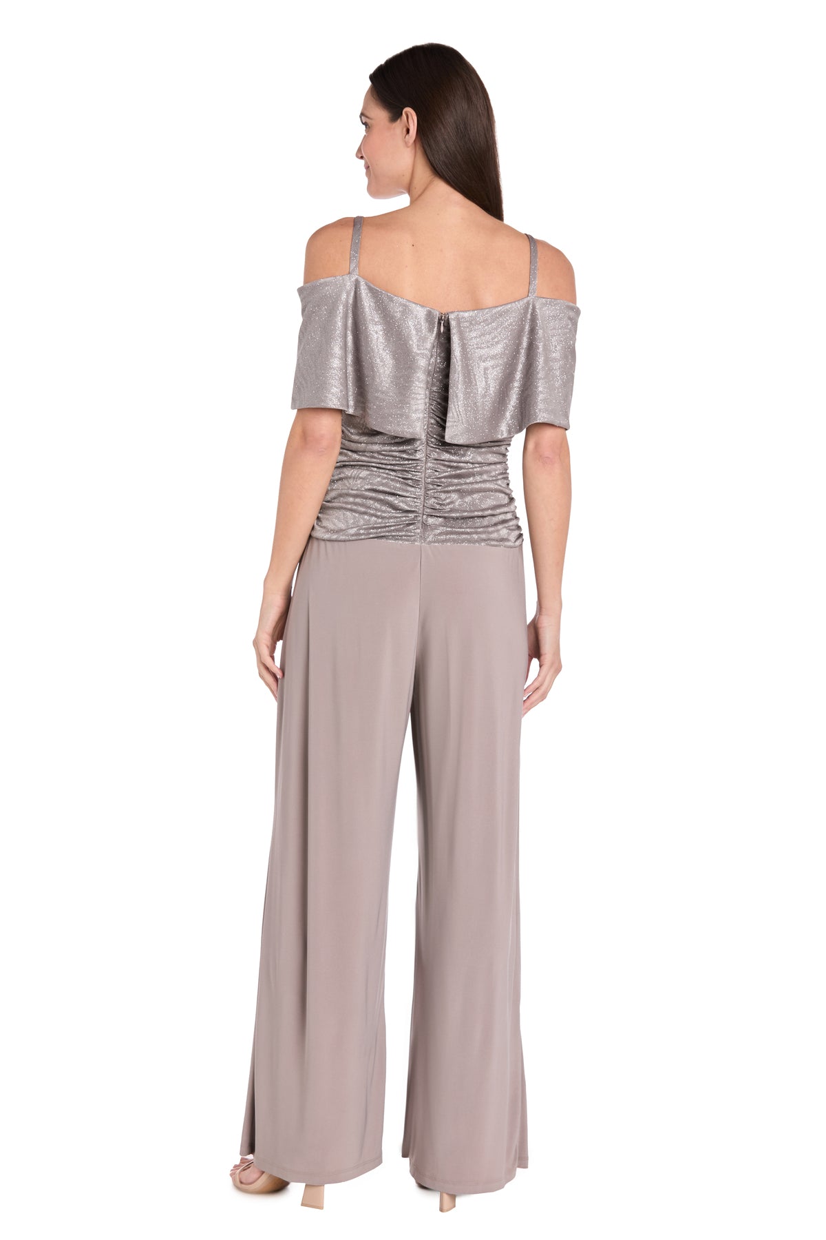 R&M Richards 9122P Long Formal Petite Jumpsuit