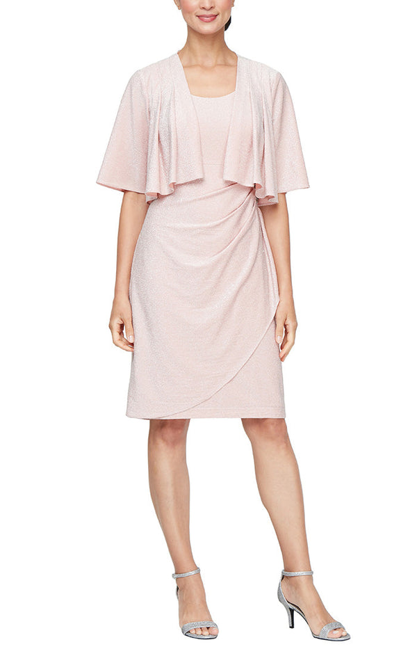 SL Fashions 9127273 Fitted Short Cocktail Dress