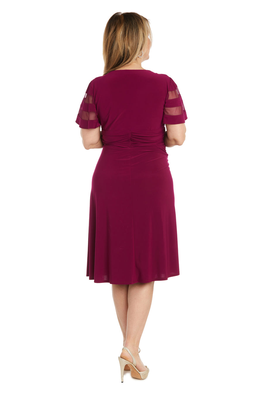 R&M Richards 9129 Short Mother of the Bride Cocktail Dress