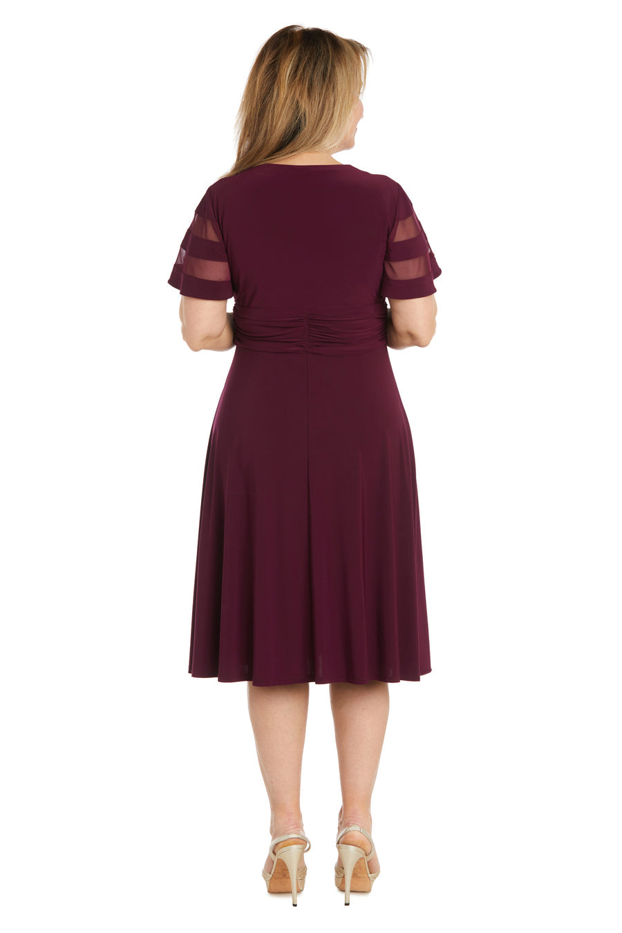 R&M Richards 9129 Short Mother of the Bride Cocktail Dress