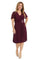 Cocktail Dresses Short Cocktail Cascade Dress Merlot