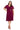 Cocktail Dresses Short Cascade Cocktail Plus Size Dress Berry