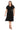 Cocktail Dresses Short Cascade Cocktail Plus Size Dress Black