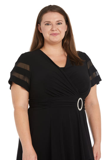 R&M Richards 9129W Short Cocktail Plus Size Dress