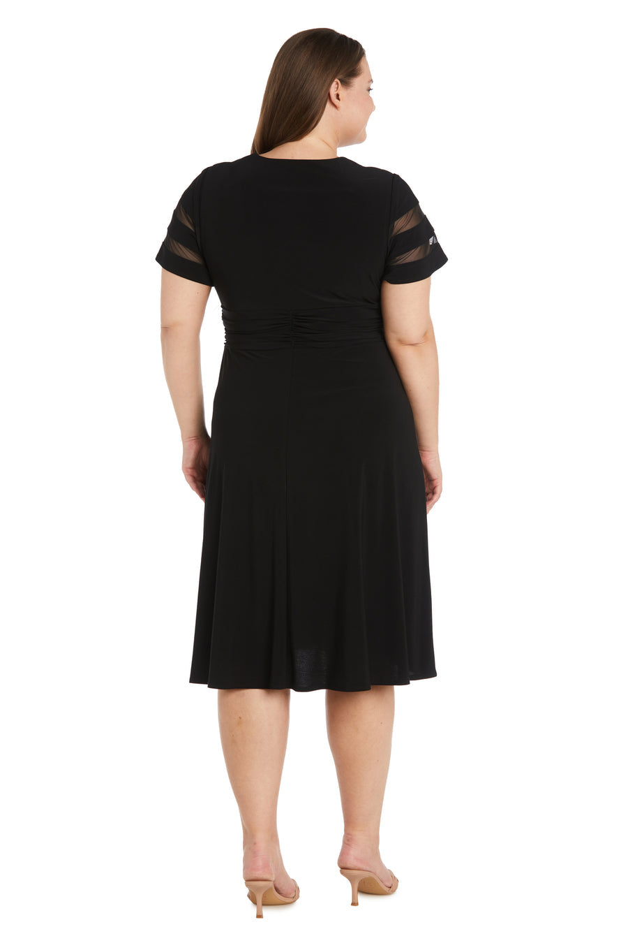 R&M Richards 9129W Short Cocktail Plus Size Dress R&M Richards 9129W Short Cocktail Plus Size Dress
