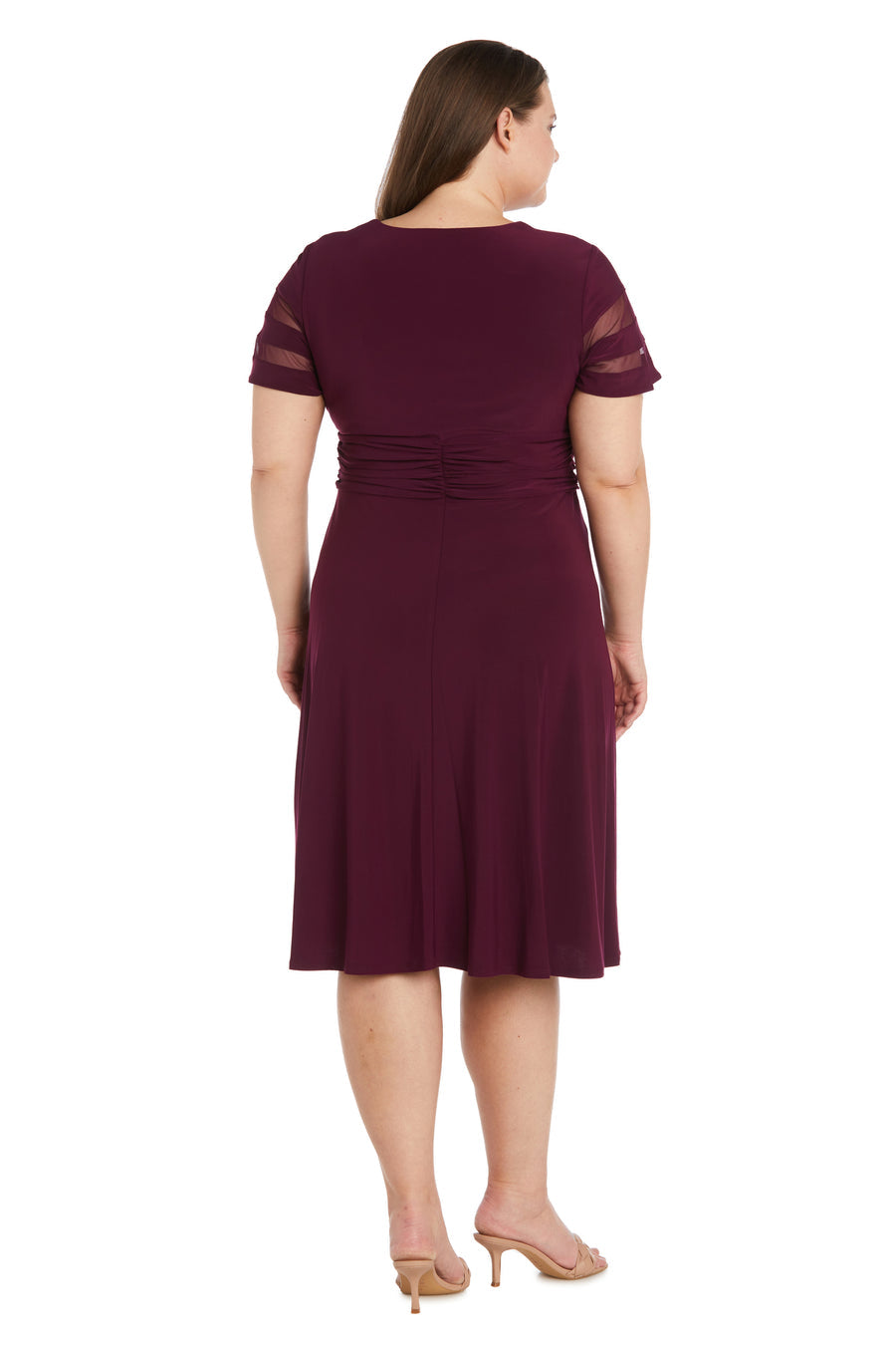 R&M Richards 9129W Short Cocktail Plus Size Dress