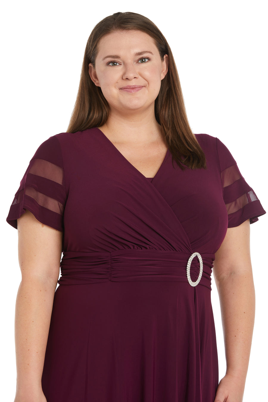 R&M Richards 9129W Short Cocktail Plus Size Dress