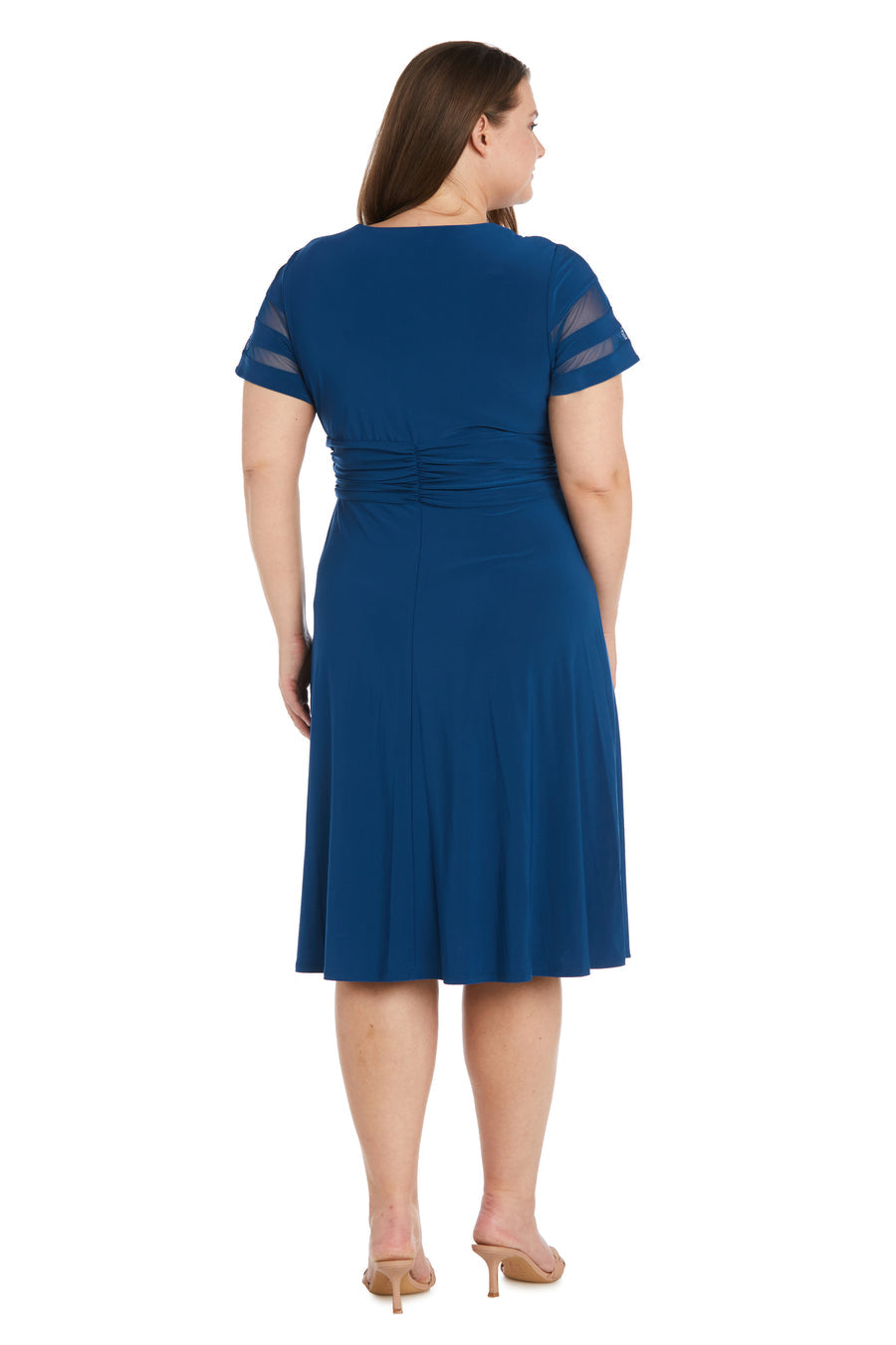 R&M Richards 9129W Short Cocktail Plus Size Dress R&M Richards 9129W Short Cocktail Plus Size Dress