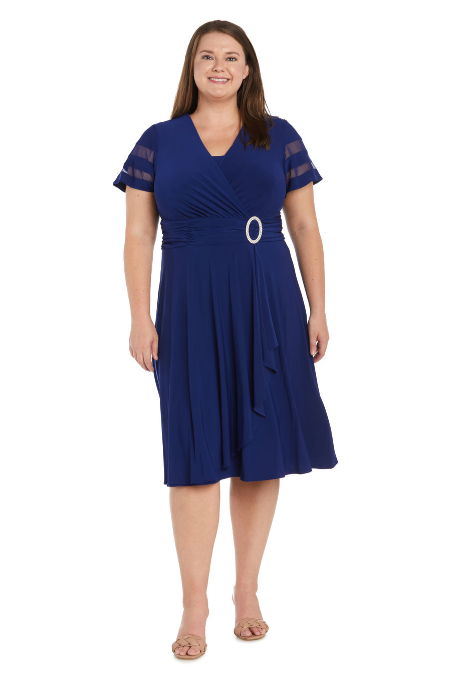 R&M Richards 9129W Short Cocktail Plus Size Dress