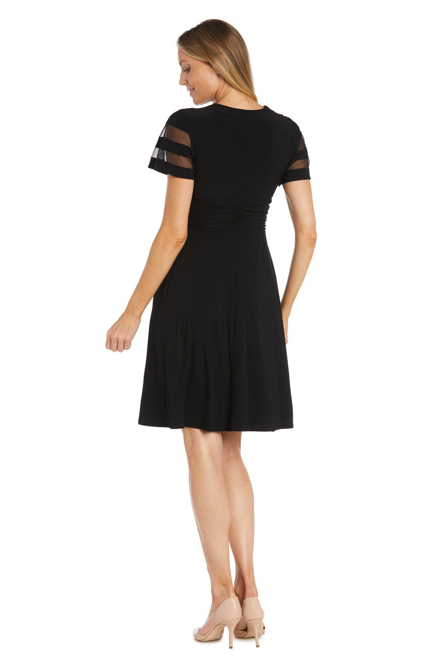 R&M Richards 9129 Short Mother of the Bride Cocktail Dress