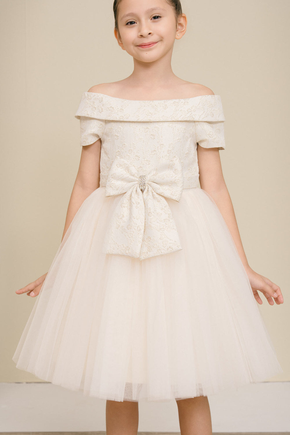 Flower Girl Dresses Short  A Line Lace Flower Girl Dress Champagne