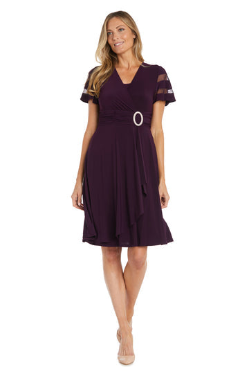 R&M Richards 9129 Short Mother of the Bride Cocktail Dress