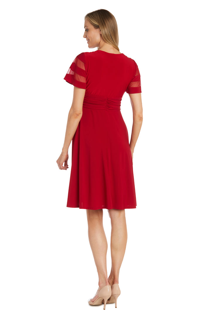 Cocktail Dresses Short Cocktail Cascade Dress Red