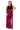 Plus Size Formal Dresses Long Crinkle Velvet Formal Plus Size  Dress Burgundy