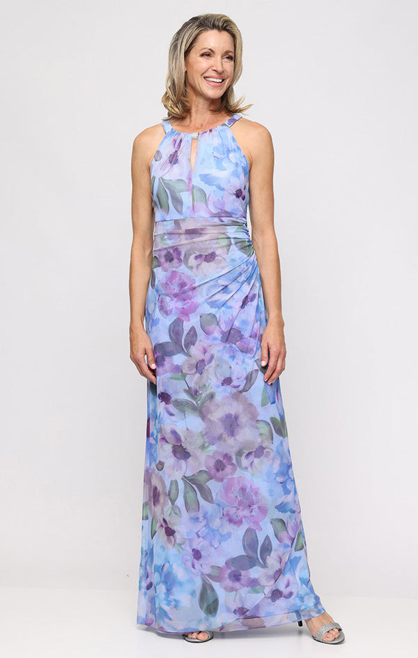 Long Formal Print Mother of the Bride Dress SL Fashions 9132147
