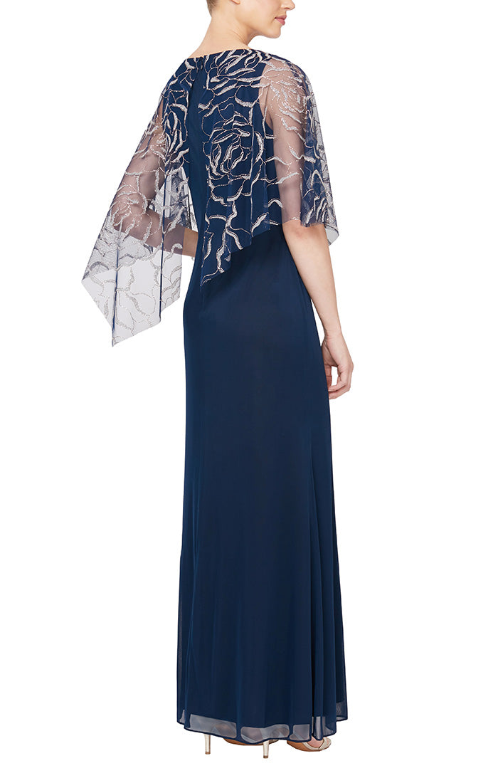 Mother of the Bride Dresses  Long Mother of the Bride Glitter Formal Gown Navy