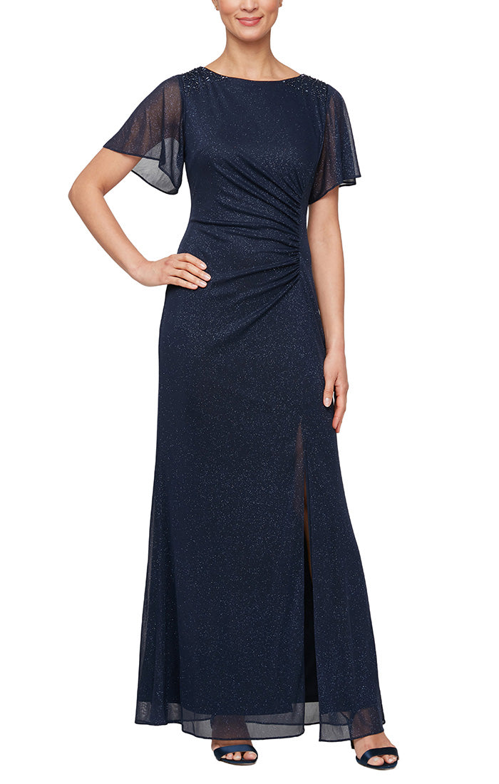 SL Fashions 9233233 Long Petite Mother of the Bride Dress