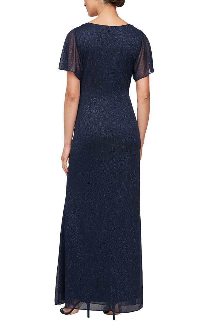 SL Fashions 9233233 Long Petite Mother of the Bride Dress