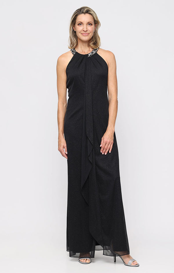 Long Beaded Formal Dress Beaded SL Fashions 9133269