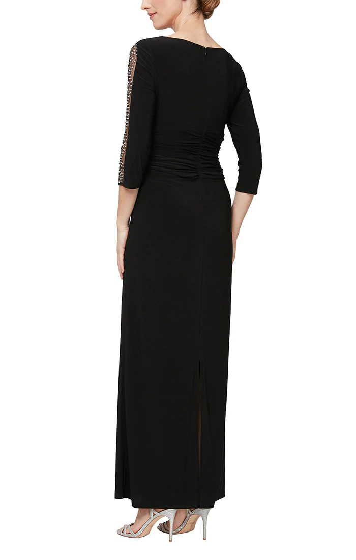 Formal Dresses Matte Long Formal Dress Black