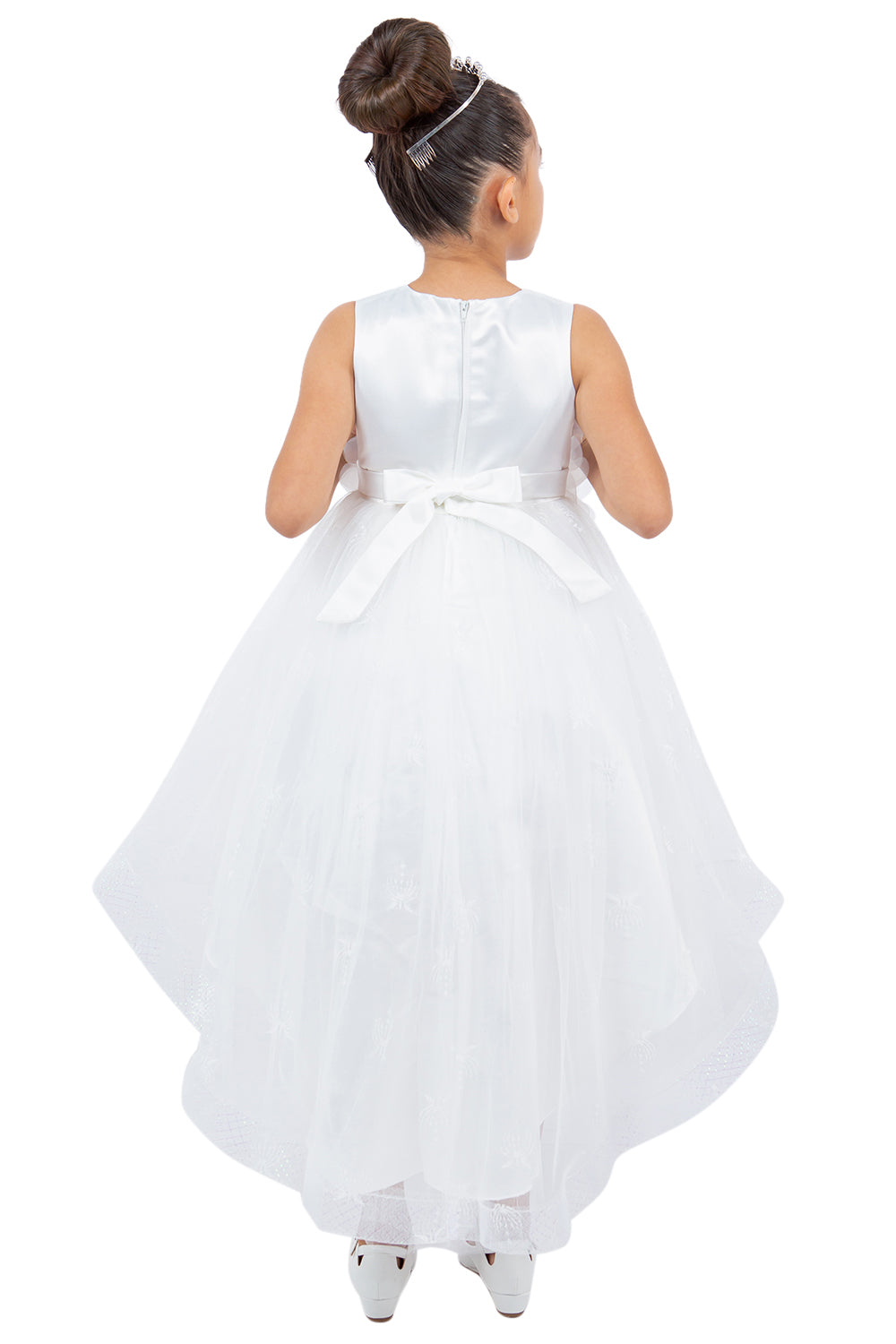 Cinderella Couture 9135 Lace High Low Flower Girl Dress