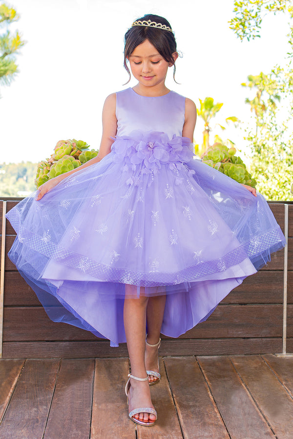Cinderella Couture 9135 Lace High Low Flower Girl Dress
