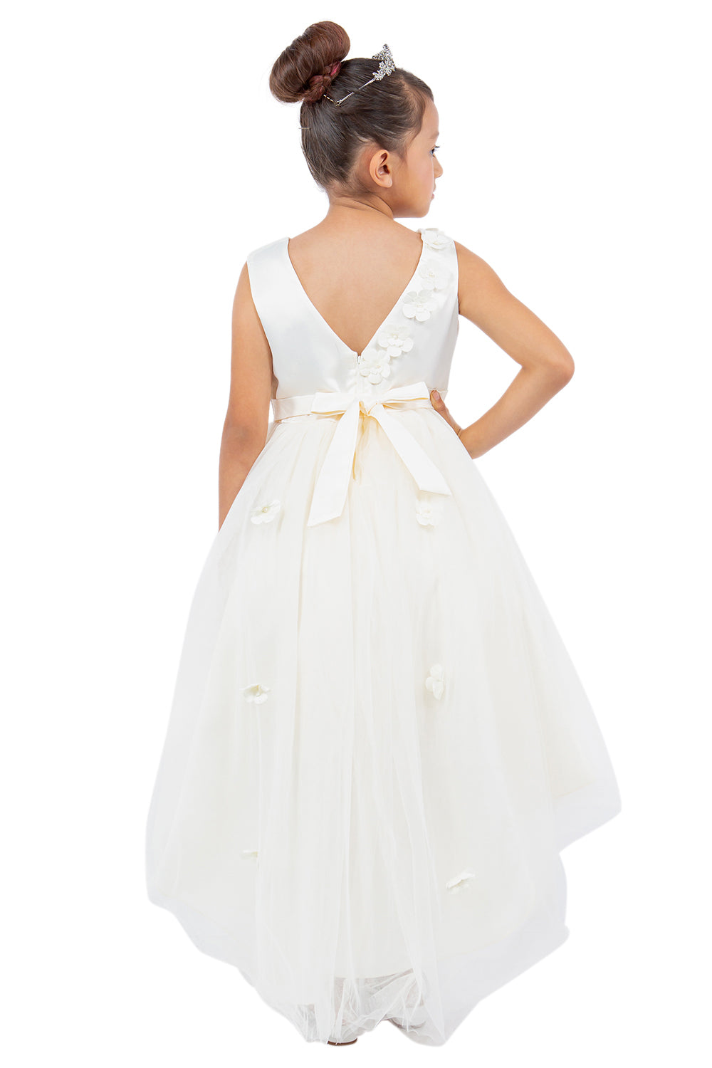 Cinderella Couture 9136 High Low A Line Flower Girl Dress