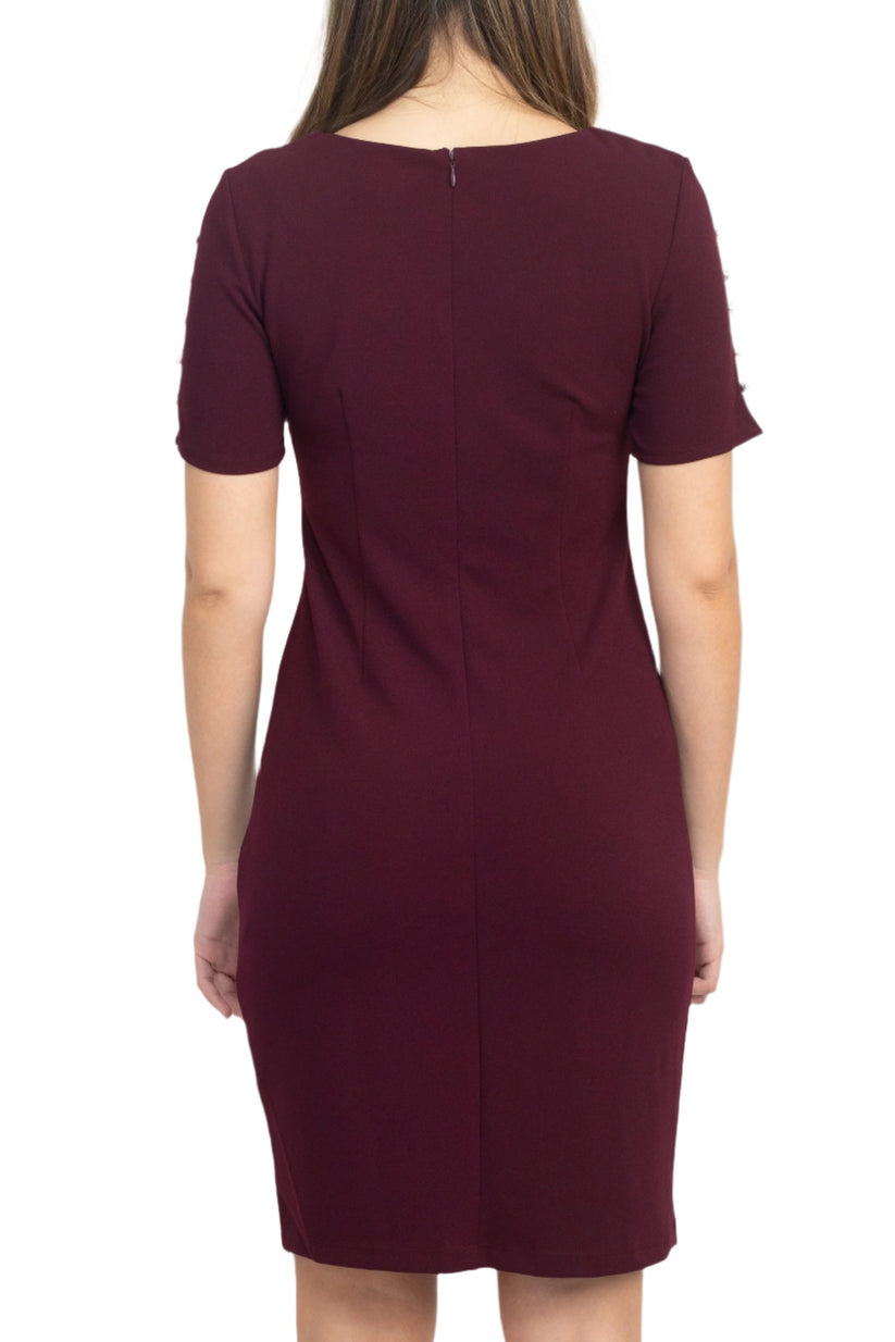 SL Fashions 9137181 Short Fitted Mini Cocktail Dress