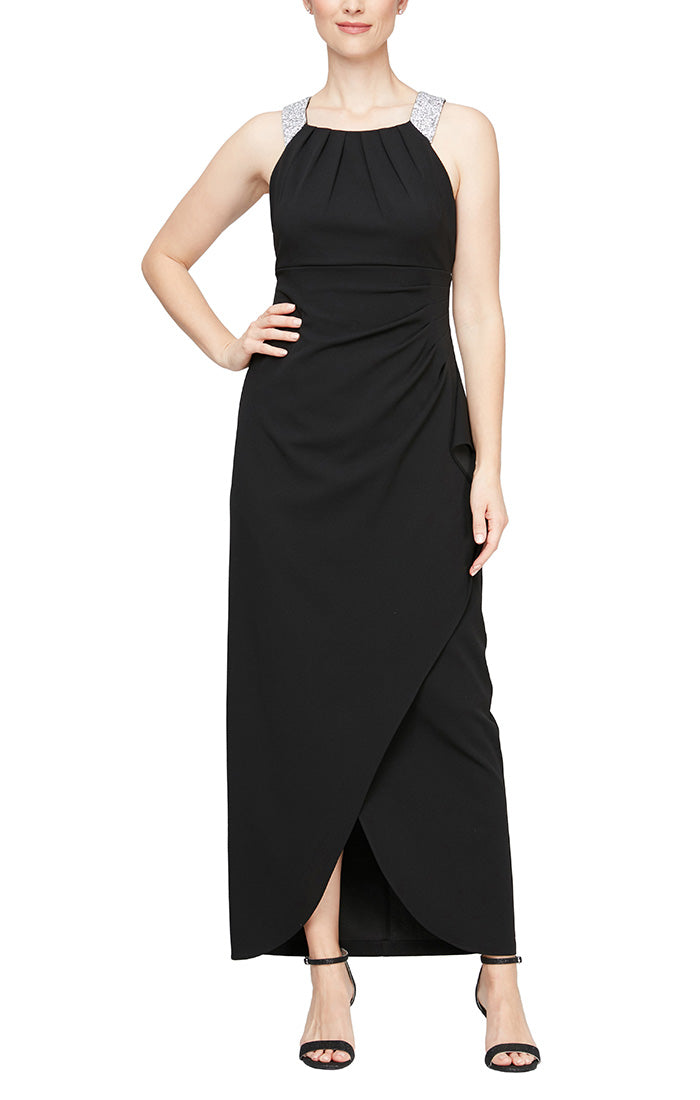 SL Fashions 9137241 Long Fitted Formal Evening Gown