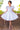 Flower Girl Dresses Short Puff Sleeve Pleated Flower Girl Dress Ivory