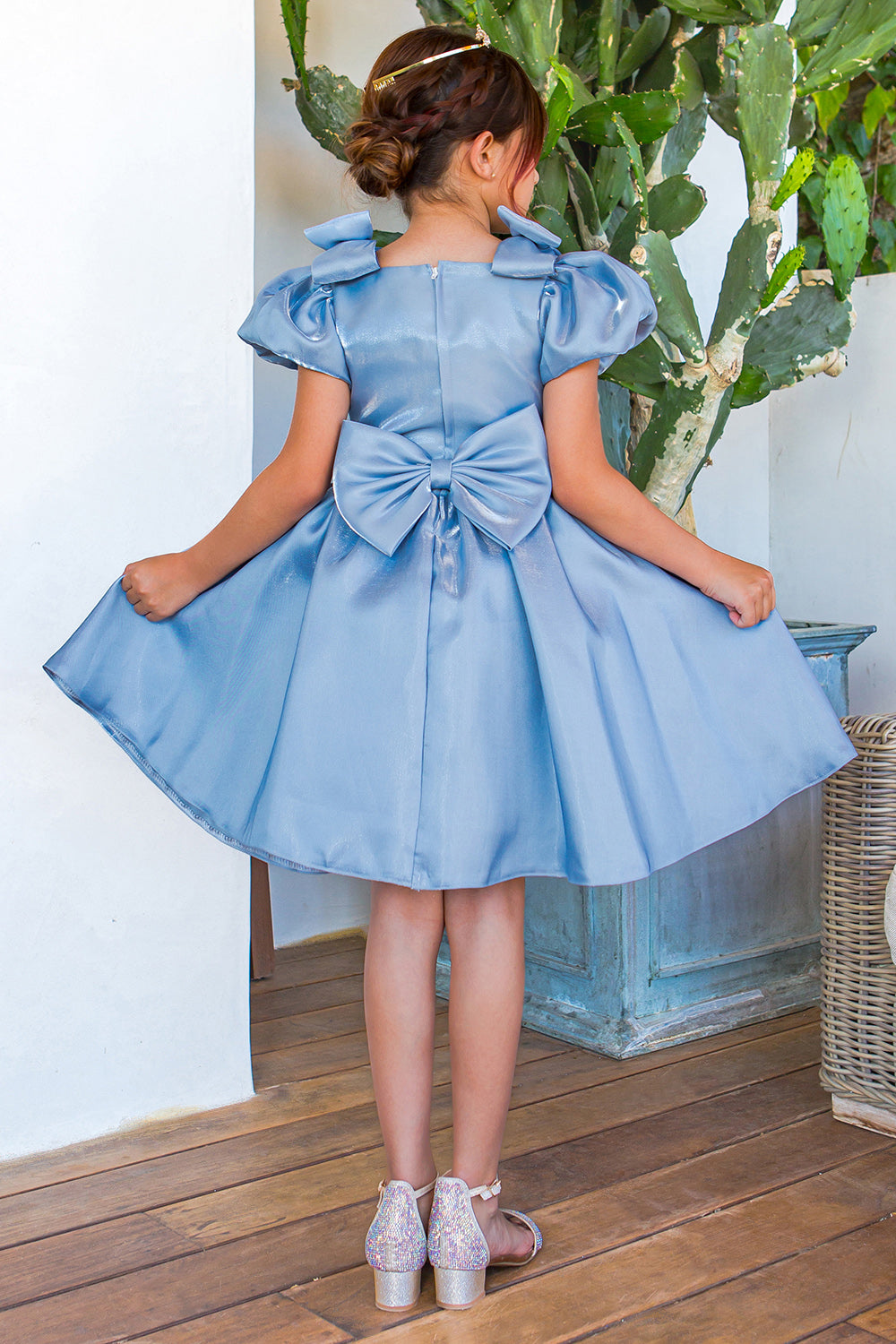 Cinderella Couture 9144 Pleated Short Flower Girl Dress
