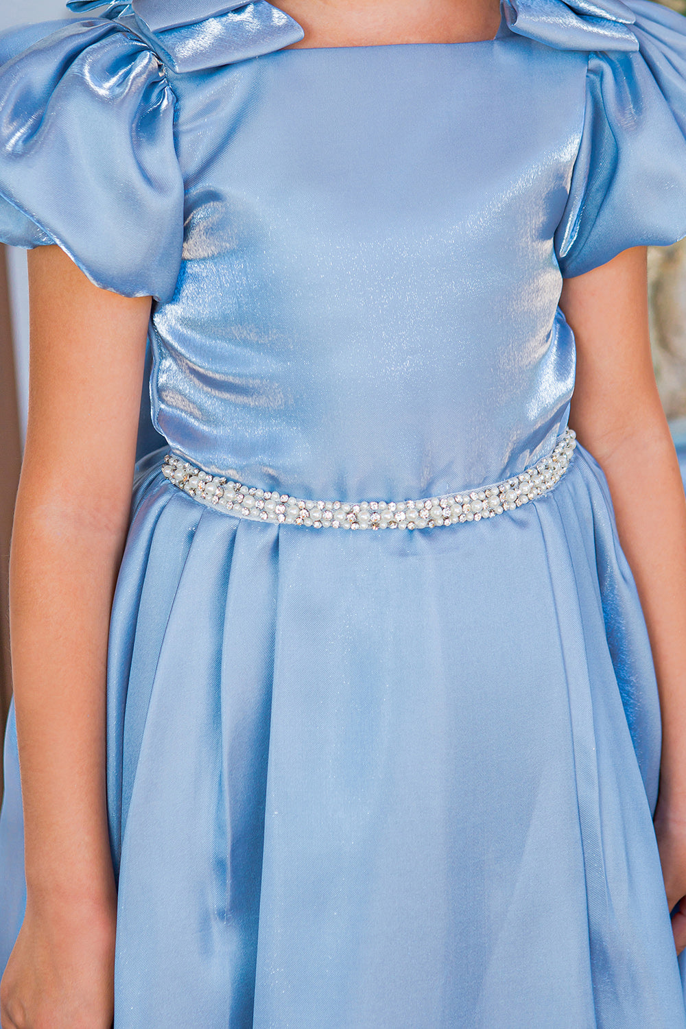 Cinderella Couture 9144 Pleated Short Flower Girl Dress