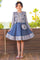 Flower Girl Dresses Short A Line Printed Flower Girl  Jacket Dress Royal
