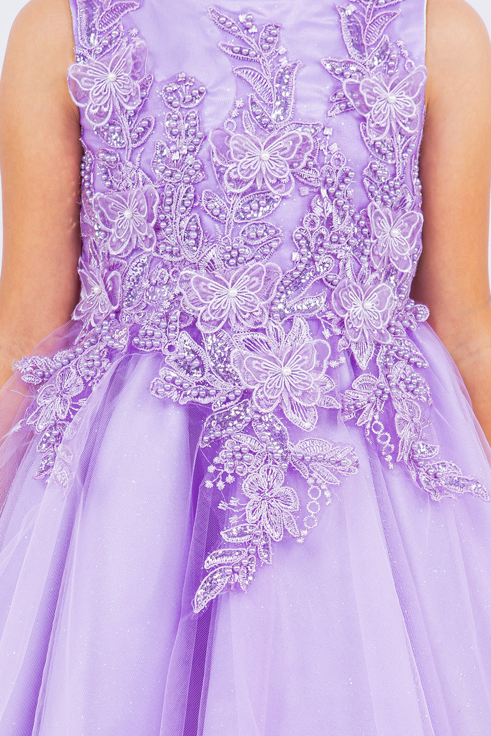 Cinderella Couture 9150 Short Applique Flower Girl Dresses