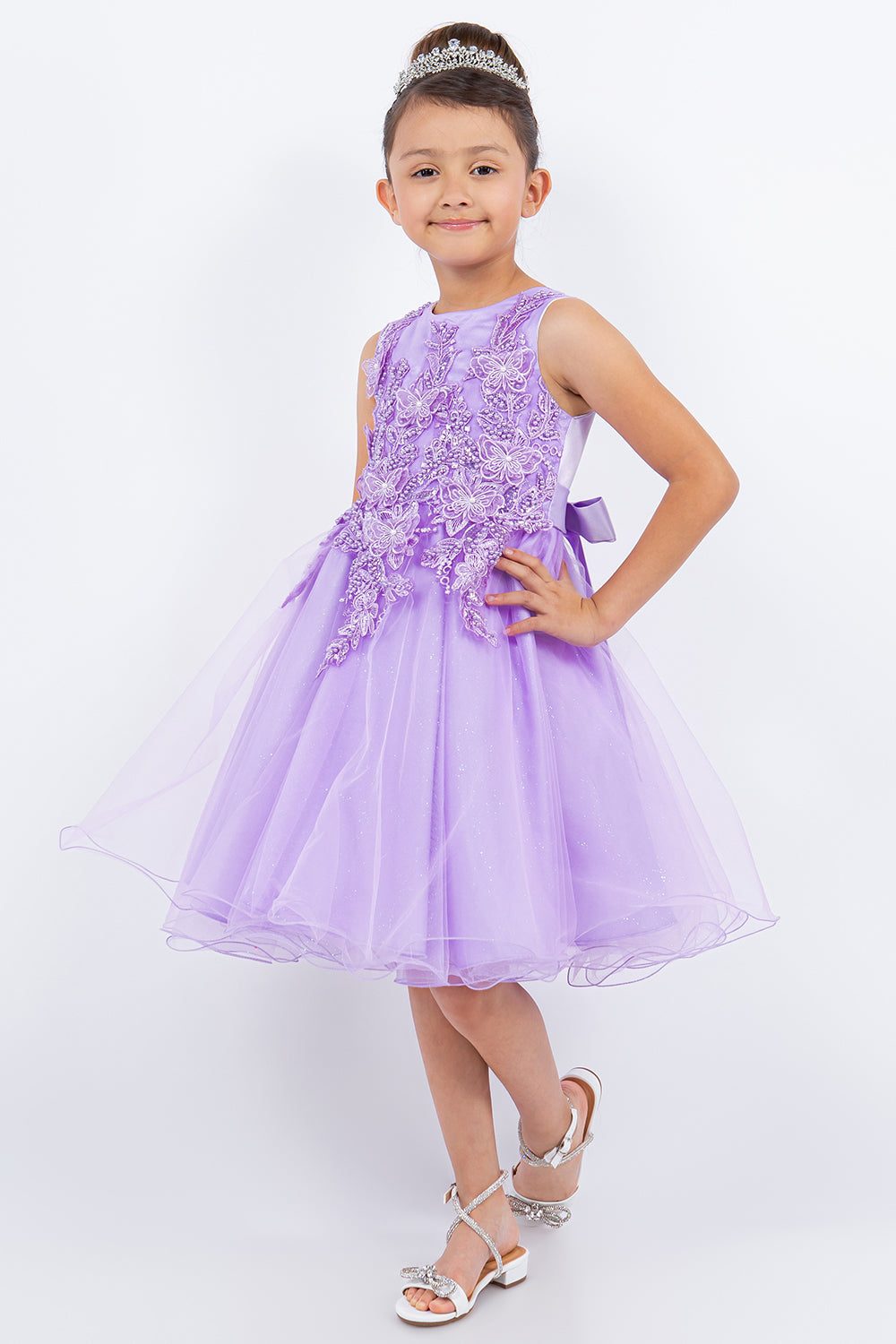 Cinderella Couture 9150 Short Applique Flower Girl Dresses