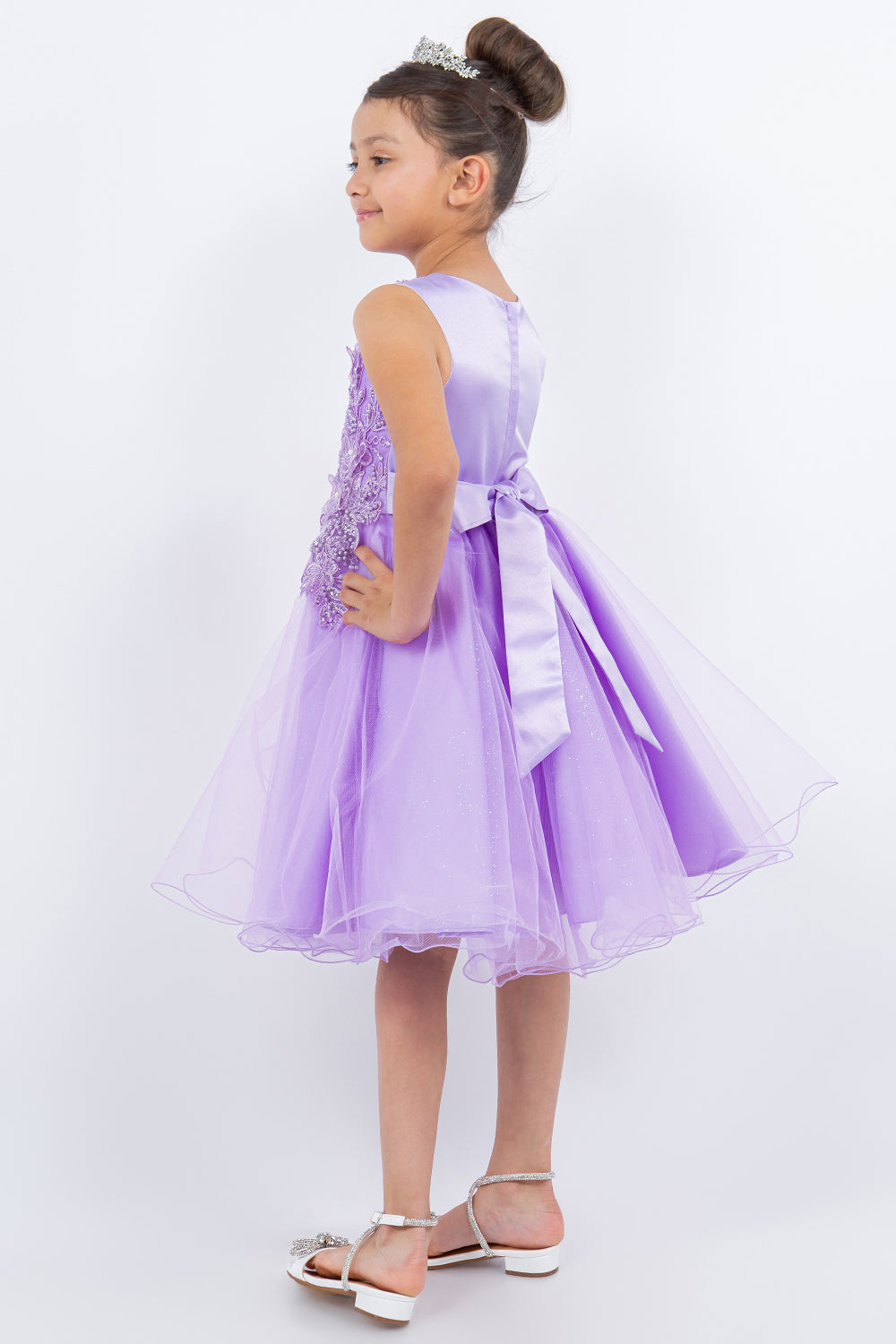 Cinderella Couture 9150 Short Applique Flower Girl Dresses