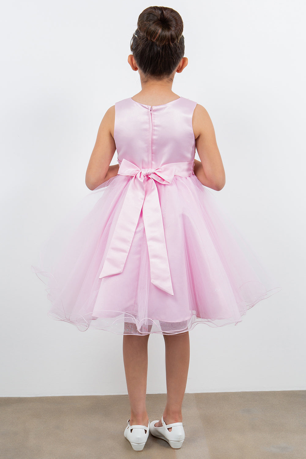 Flower Girl Dresses Short Applique Flower Girl Dresses Pink