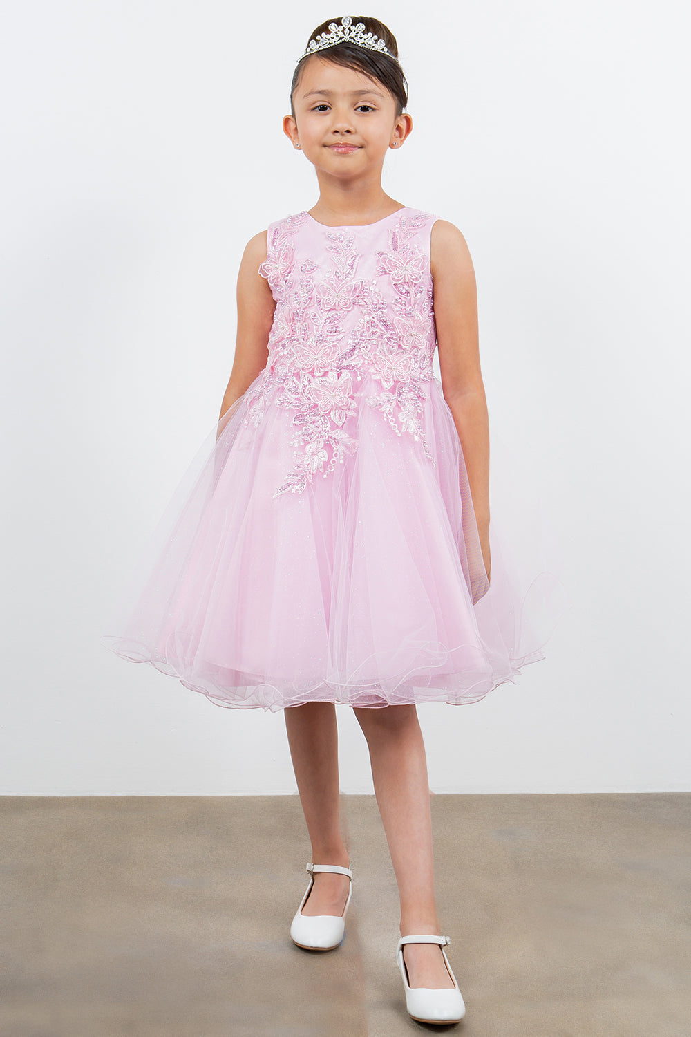 Flower Girl Dresses Short Applique Flower Girl Dresses Pink