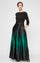 SL Fashions 9251111 Petite Ombre Satin Long Ballgown