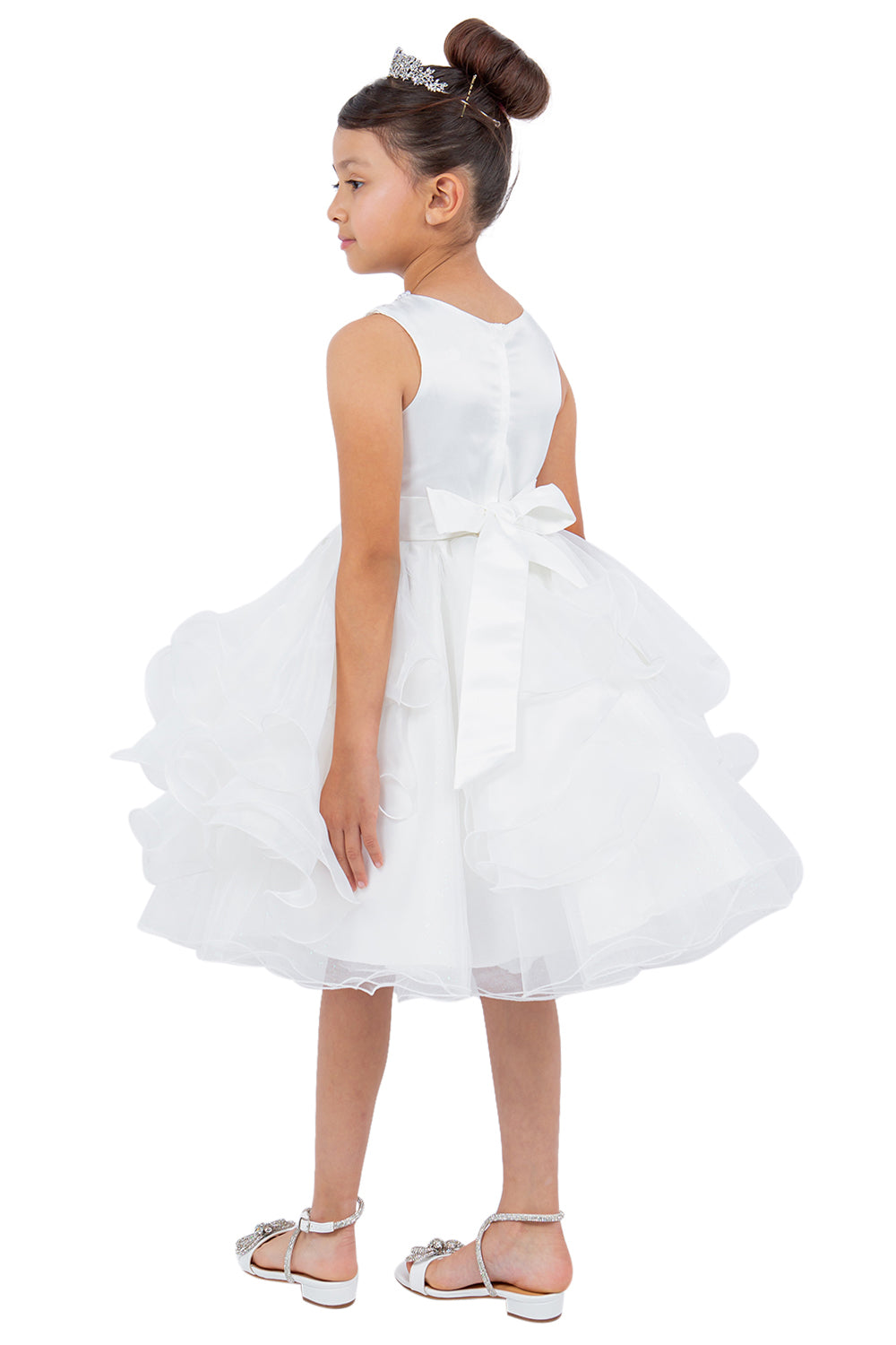 Cinderella Couture 9152 Sequin Lace Short A Line Flower Girl Dress