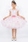Flower Girl Dresses Short Printed A Line Flower Girl Dress Rose