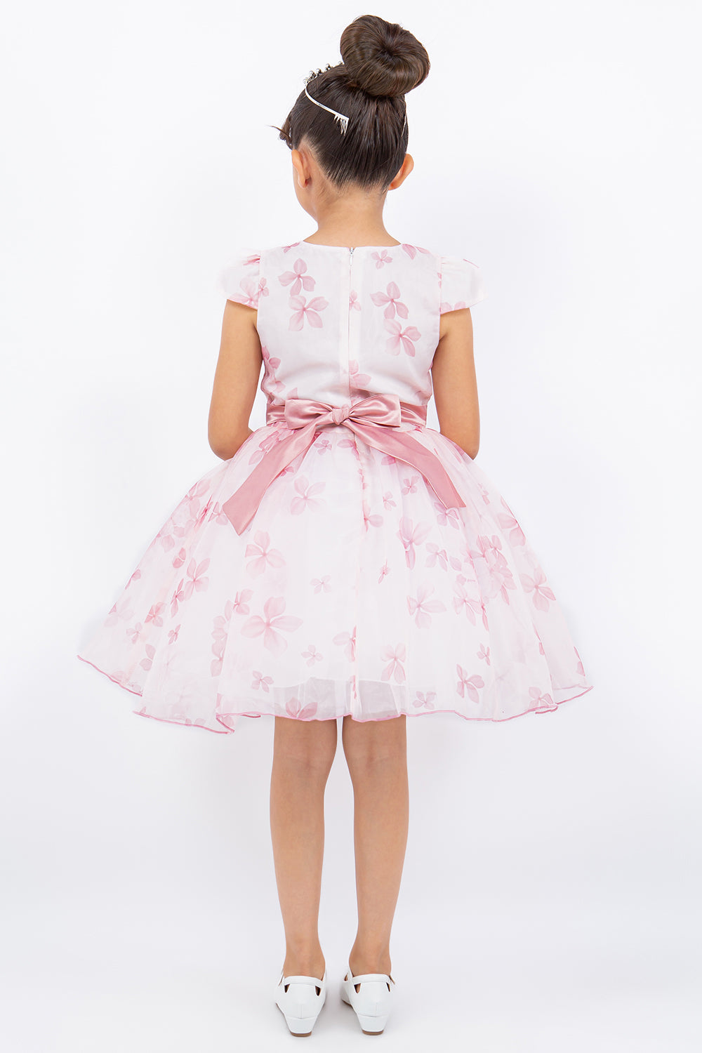 Cinderella Couture 9161 Short Printed A Line Flower Girl Dress