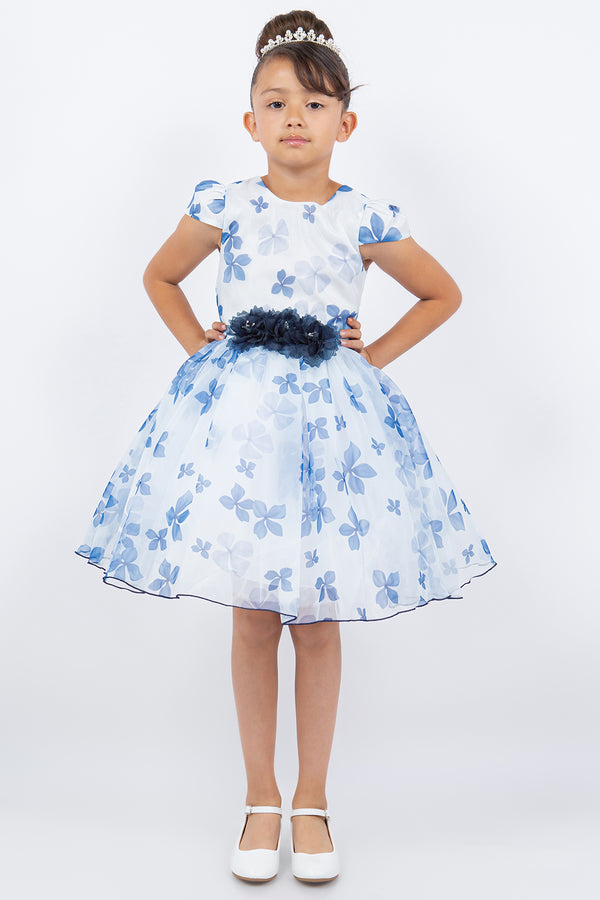 Cinderella Couture 9161 Short Printed A Line Flower Girl Dress