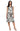 Cocktail Dresses Short Printed Tea Length Cocktail Dress Ivory Multi
