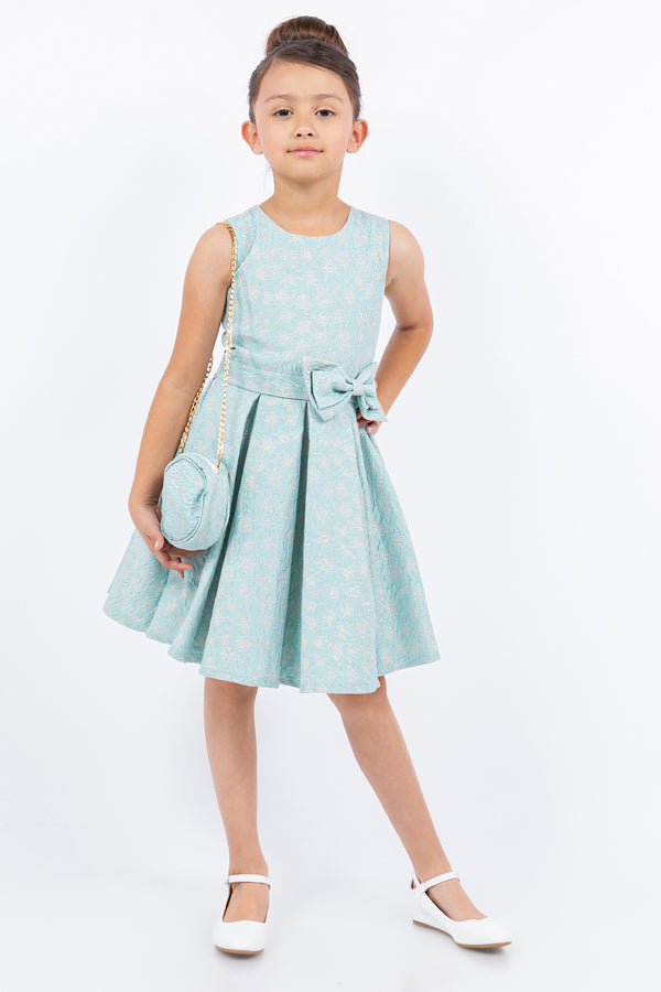 Cinderella Couture 9165 Short Pleated Flower Girl Dress